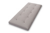 Matelas 90x200 naturel avec de la laine, coco et 2x latex - Futon Comfort Wool - Pascall Gris