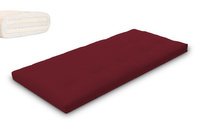 Matelas 90x200 naturel avec latex - Futon Slim Duo Latex - Pascall Bordeaux