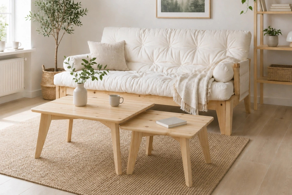 Ensemble de tables basses Sakura - Pascall 60x40 et 90x60