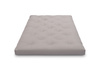 Matelas 120x200 naturel avec latex - Futon Slim Duo Latex - Pascall Gris