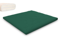 Matelas 200x200 naturel avec latex - Futon Slim Duo Latex - Pascall Vert Bouteille