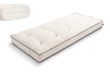 Matelas 90x200 naturel avec latex - Futon Medium Duo Latex - Pascall Kedro Ecru