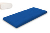 Matelas 90x200 naturel - Futon Slim Natural - Pascall Bleu