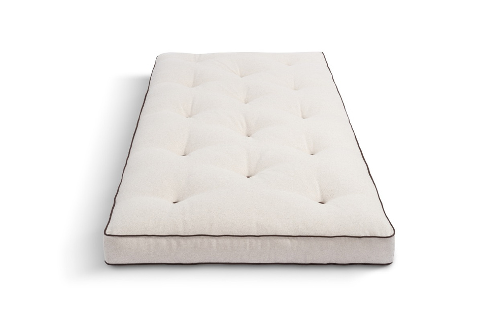 Matelas Futon 90x200 naturel avec latex - Slim Duo Latex Kedro - Pascall Lin