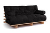 Canapé lit 180x200 - Slim Comfort Classic - Pascall Futon Noir