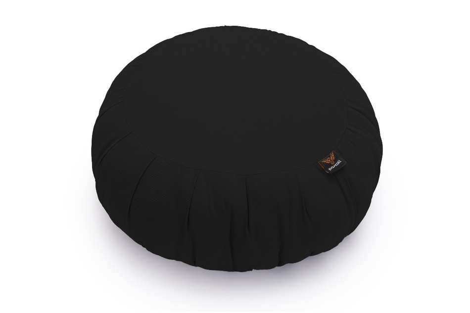 Coussin de méditation Zafu 25x50 - Pascall Noir