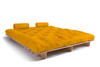 Canapé lit 180x200 - Slim Basic Classic - Pascall Futon Jaune