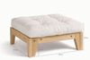 Repose-pieds Sakura - Pascall Futon Gris Clair