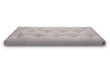 Matelas 90x200 naturel avec latex - Futon Slim Duo Latex - Pascall Gris