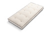 Matelas 90x200 naturel avec coco - Futon Medium Duo Coco - Pascall Kedro Ecru