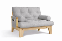Fauteuil Sakura - Pascall Futon Gris Clair