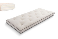 Matelas Futon 90x200 naturel avec latex - Slim Duo Latex Kedro - Pascall Lin