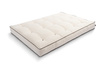 Matelas 120x200 naturel avec latex et 2x coco- Futon Comfort Relax Hard Kedro - Pascall Ecru