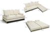 Canape d’angle Tatami Medium Duo Coco Kedro 70x200 - Pascall Futon Ecru