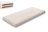 Ecru \ Coton non tissé + 2 x 3 cm de couche de noix de coco \ 90x200 cm