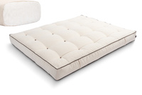 Matelas 180x200 naturel - Futon Comfort Natural - Pascall Kedro Ecru