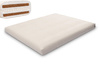 Matelas 160x200 naturel avec latex et 2x coco- Futon Comfort Relax Hard - Pascall Ecru
