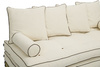 Canape d’angle Tatami Medium Duo Coco Kedro 80x200 - Pascall Futon Ecru