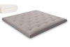 Matelas 200x200 naturel avec latex - Futon Slim Latex - Pascall Gris
