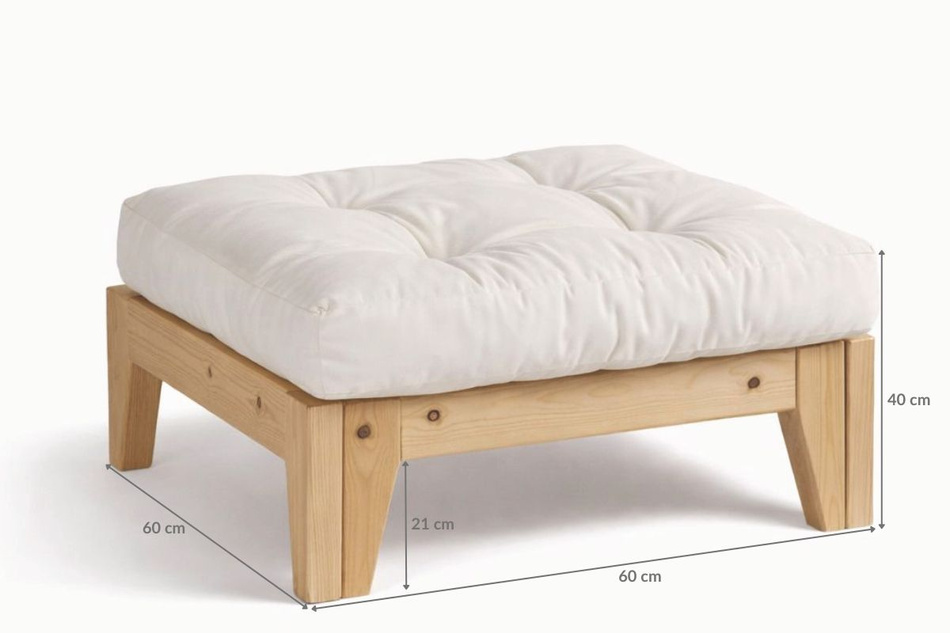 Repose-pieds Sakura - Pascall Futon Kaki