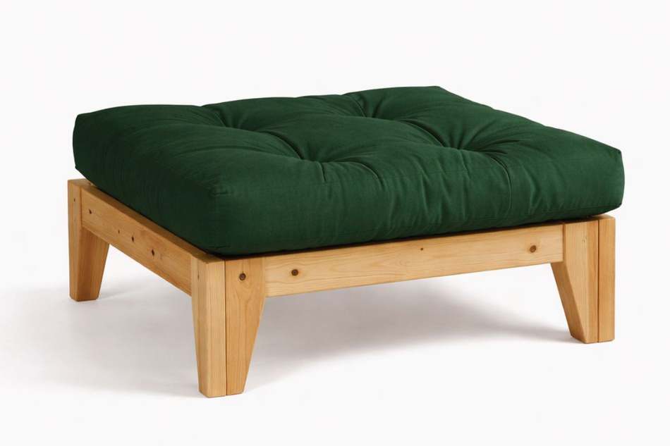 Repose-pieds Sakura - Pascall Futon Vert Bouteille