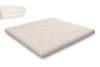 Matelas 200x200 naturel avec latex - Futon Slim Duo Latex - Pascall Ecru