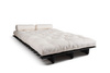 Canapé lit 120x200 - Slim Exclusive Black - Pascall Futon Ecru