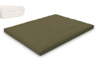 Matelas 160x200 naturel avec latex - Futon Slim Latex - Pascall Kaki