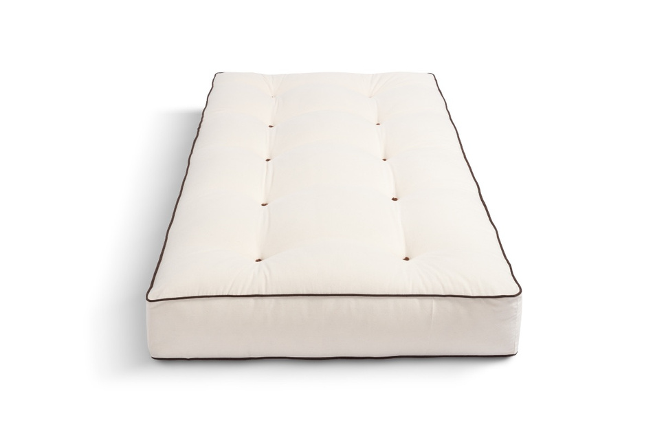 Matelas 90x200 naturel avec latex et 2x coco- Futon Comfort Relax Hard Kedro - Pascall Ecru
