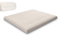 Matelas 180x200 naturel avec latex - Futon Medium Duo Latex - Pascall Ecru