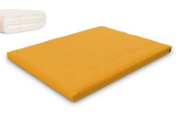Matelas 160x200 naturel avec latex - Futon Slim Duo Latex - Pascall Jaune