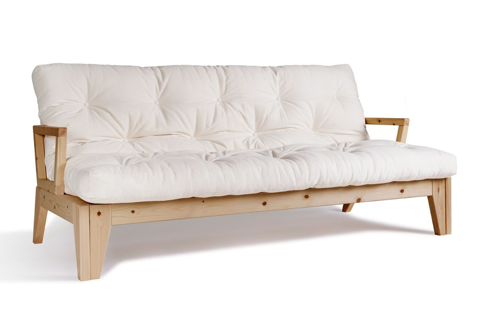 Canapé lit 200 cm - Sakura - Pascall Futon Ecru