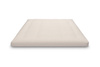 Matelas 200x200 naturel avec latex et 2x coco- Futon Comfort Relax Hard - Pascall Ecru