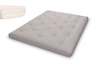 Matelas 160x200 naturel avec latex - Futon Slim Duo Latex - Pascall Gris
