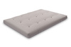 Matelas 140x200 naturel avec de la laine, coco et 2x latex - Futon Comfort Wool - Pascall Gris