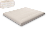 Matelas 180x200 naturel avec latex - Futon Comfort Trio Latex Wool - Pascall Ecru