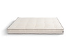 Matelas 140x200 naturel avec de la laine, latex et 2x coco - Futon Comfort Wool Hard Kedro - Pascall Ecru