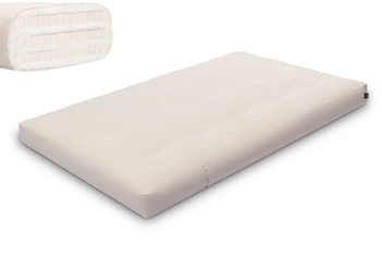 Matelas 120x200 naturel avec latex - Futon Comfort Trio Latex - Pascall Ecru