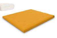 Matelas 180x200 naturel avec latex - Futon Slim Latex - Pascall Jaune