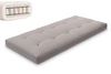 Matelas 90x200 naturel - Futon Hybrid Pocket H4 - Pascall Gris