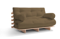 Canapé de jardin 180×200 cm dépliable – Freedom Classic – Pascall Futon Marron Light