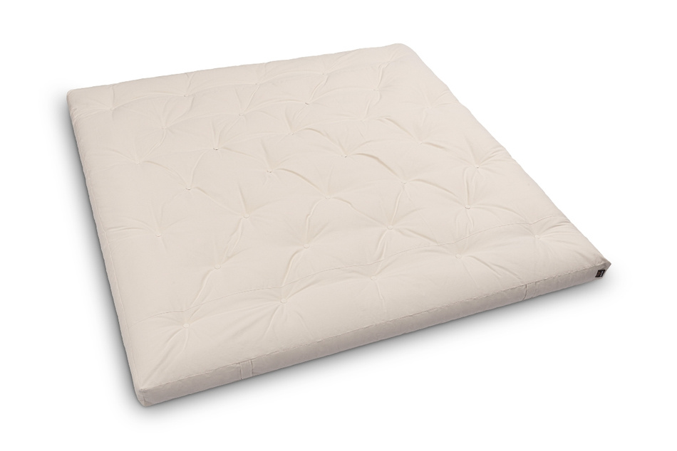 Matelas 200x200 naturel avec latex - Futon Slim Latex - Pascall Kaki