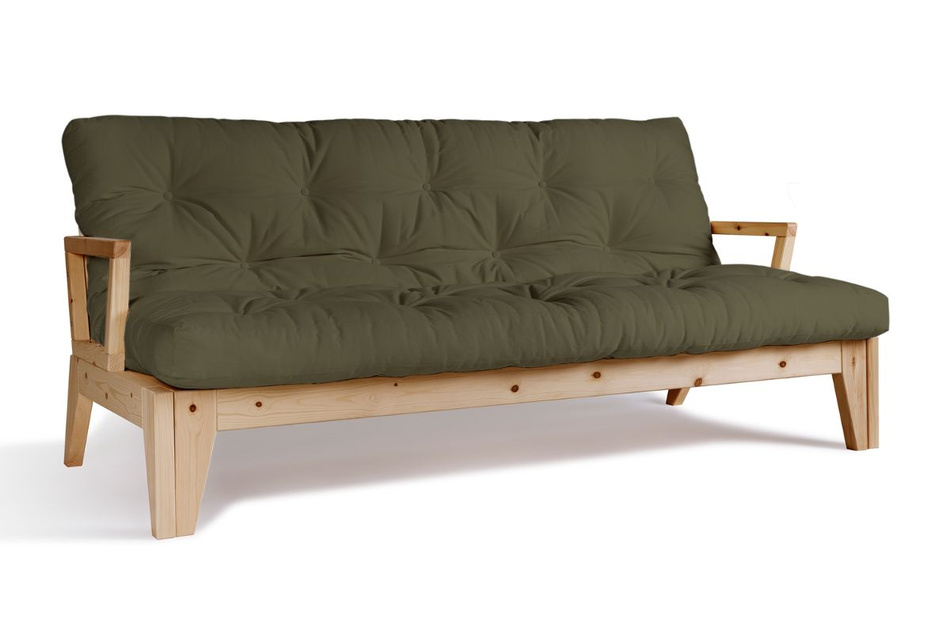 Canapé lit 200 cm - Sakura - Pascall Futon Kaki