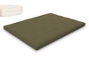 Matelas 160x200 naturel avec latex - Futon Slim Duo Latex - Pascall Kaki