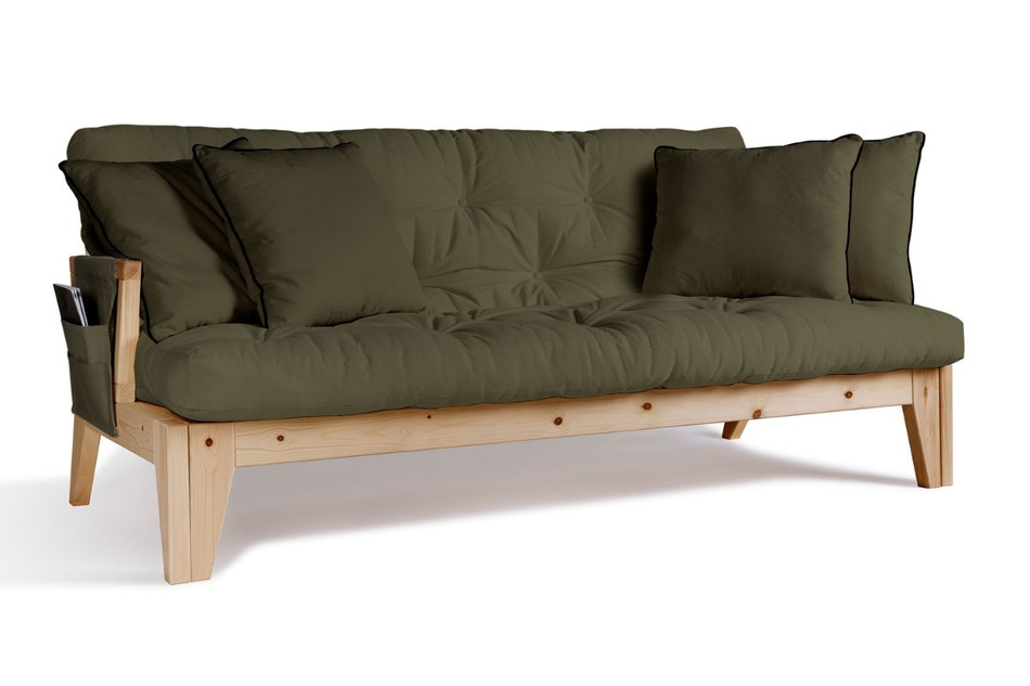 Canapé lit 200 cm - Sakura - Pascall Futon Kaki