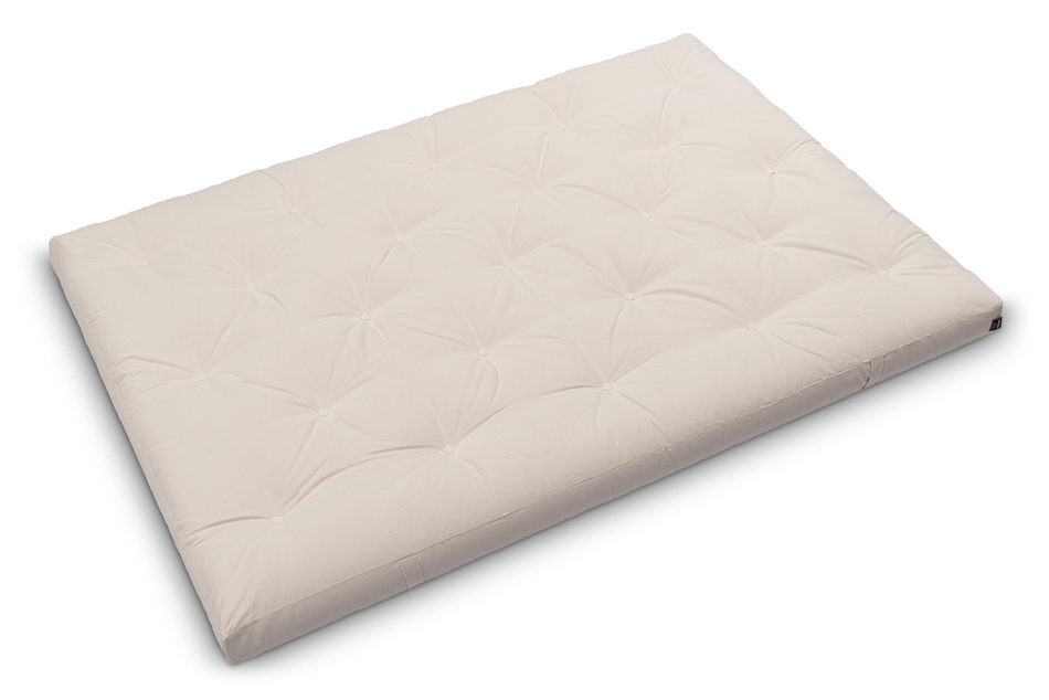 Matelas 140x200 naturel avec latex - Futon Slim Duo Latex - Pascall Bordeaux
