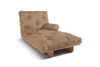 Canapé lit 90x200 - Slim Comfort Classic - Pascall Futon Beige