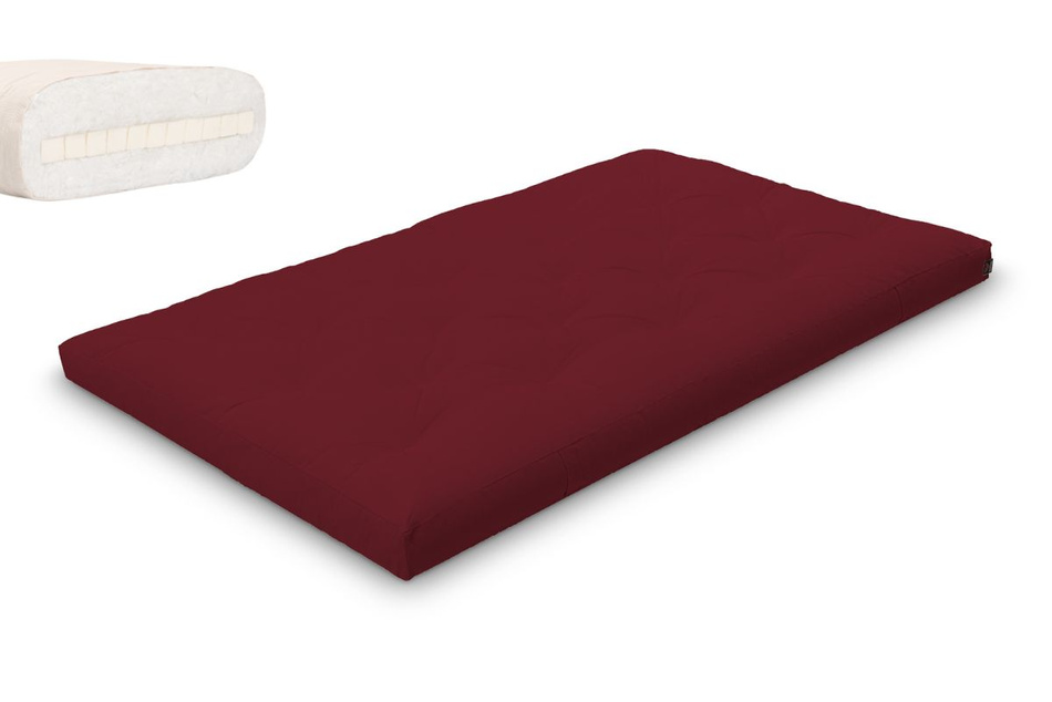 Matelas 120x200 naturel avec latex - Futon Slim Latex - Pascall Bordeaux