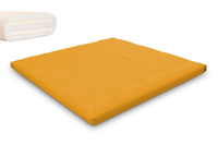 Matelas 200x200 naturel avec latex - Futon Slim Duo Latex - Pascall Jaune