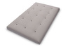Matelas 120x200 naturel avec de la laine, coco et 2x latex - Futon Comfort Wool - Pascall Gris